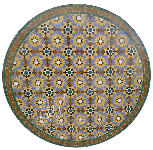 Moroccan Mosaic Tile Table Top