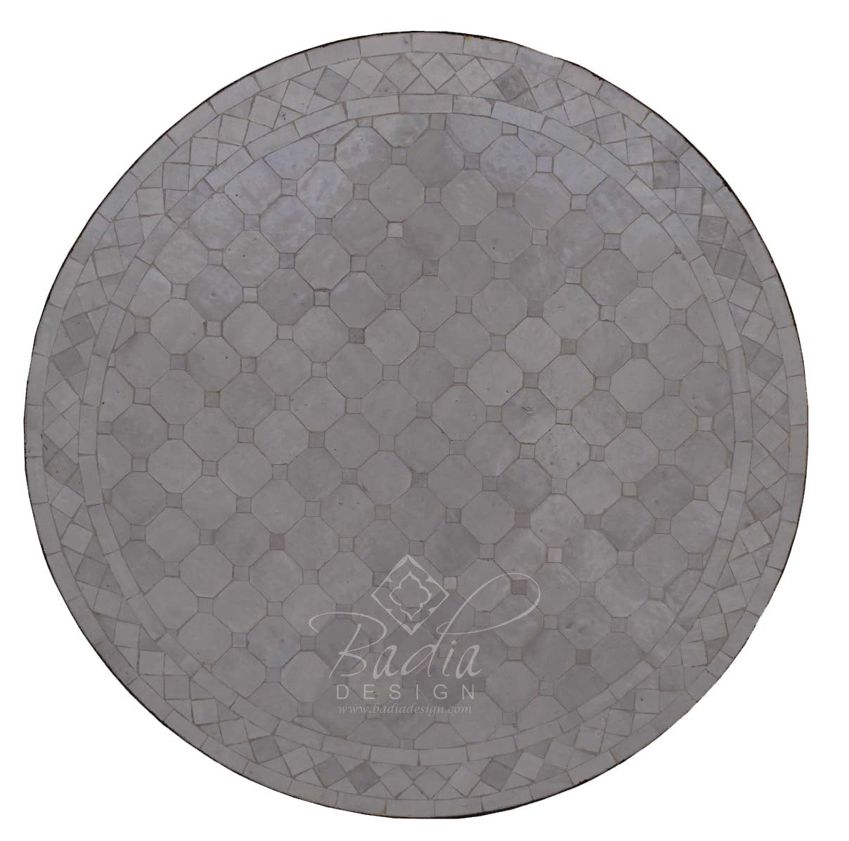 Round Mosaic Tile Table Top
