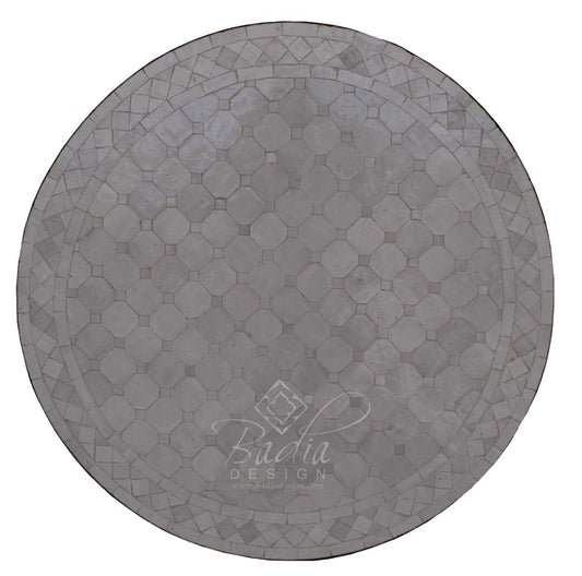Round Mosaic Tile Table Top
