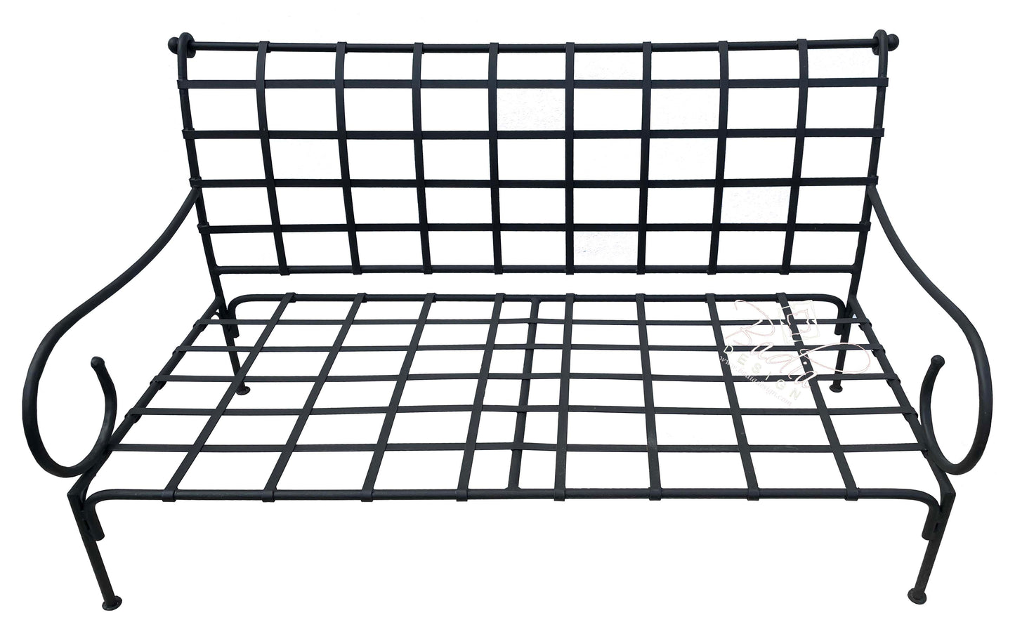 Wrought Iron Bench