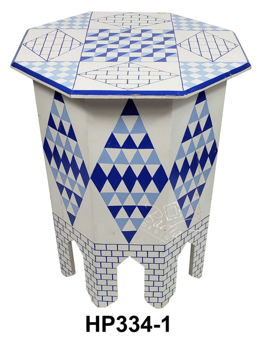 Multi Color Hand Painted Side Tables