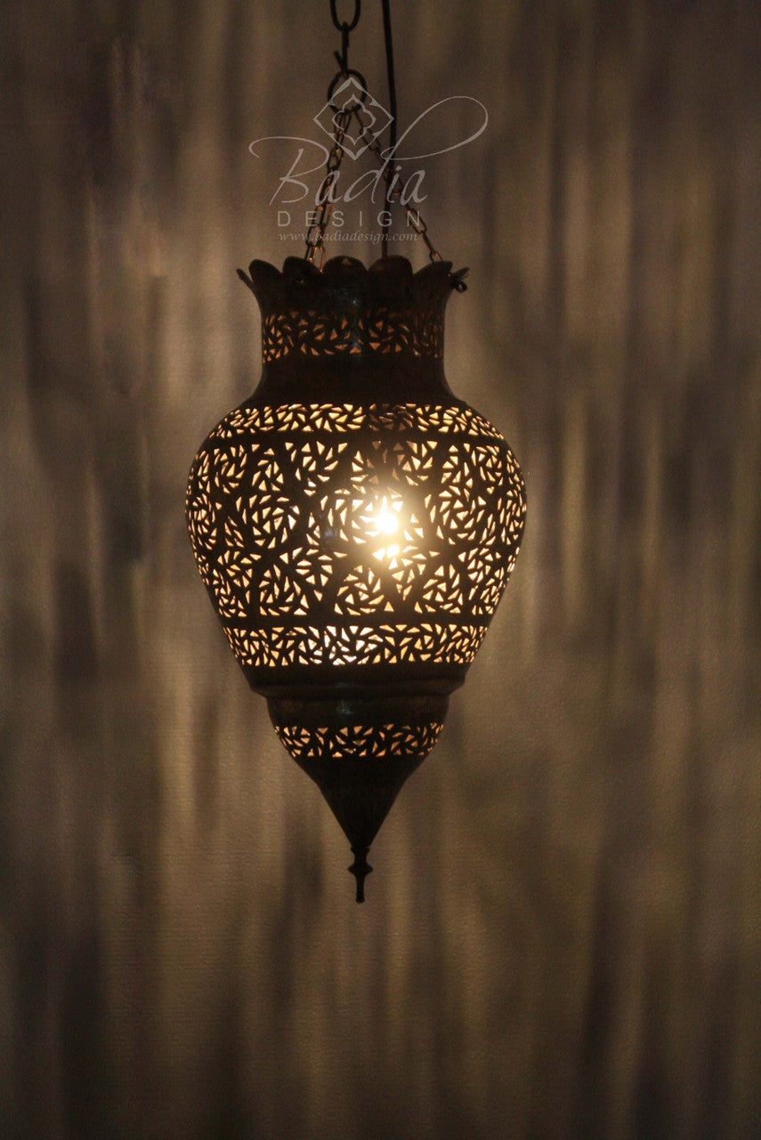 Cone Shaped Handmade Brass Lantern