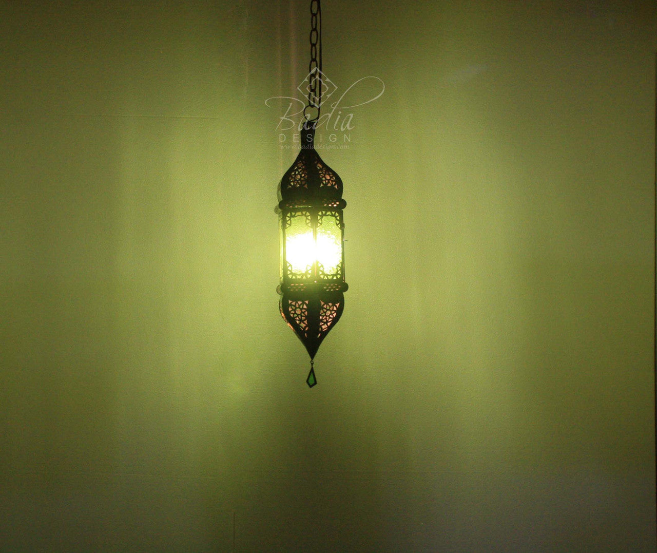 Hanging Multi Color Glass Lanterns