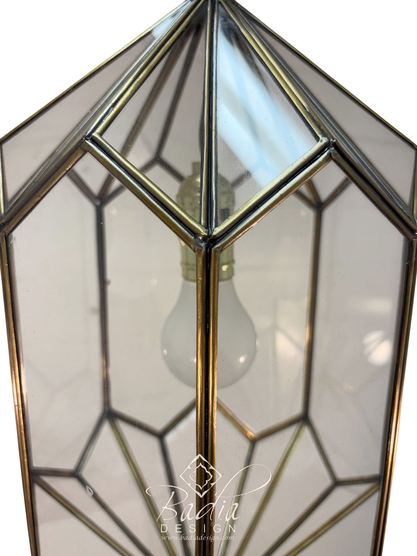 Clear Glass Moroccan Pendant Light Fixture