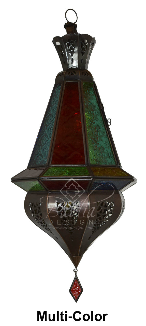 Pendant Lights with Multi-Color Glass