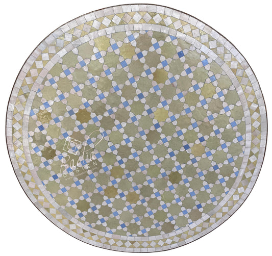 Multi-Color Intricately Designed Tile Table Top