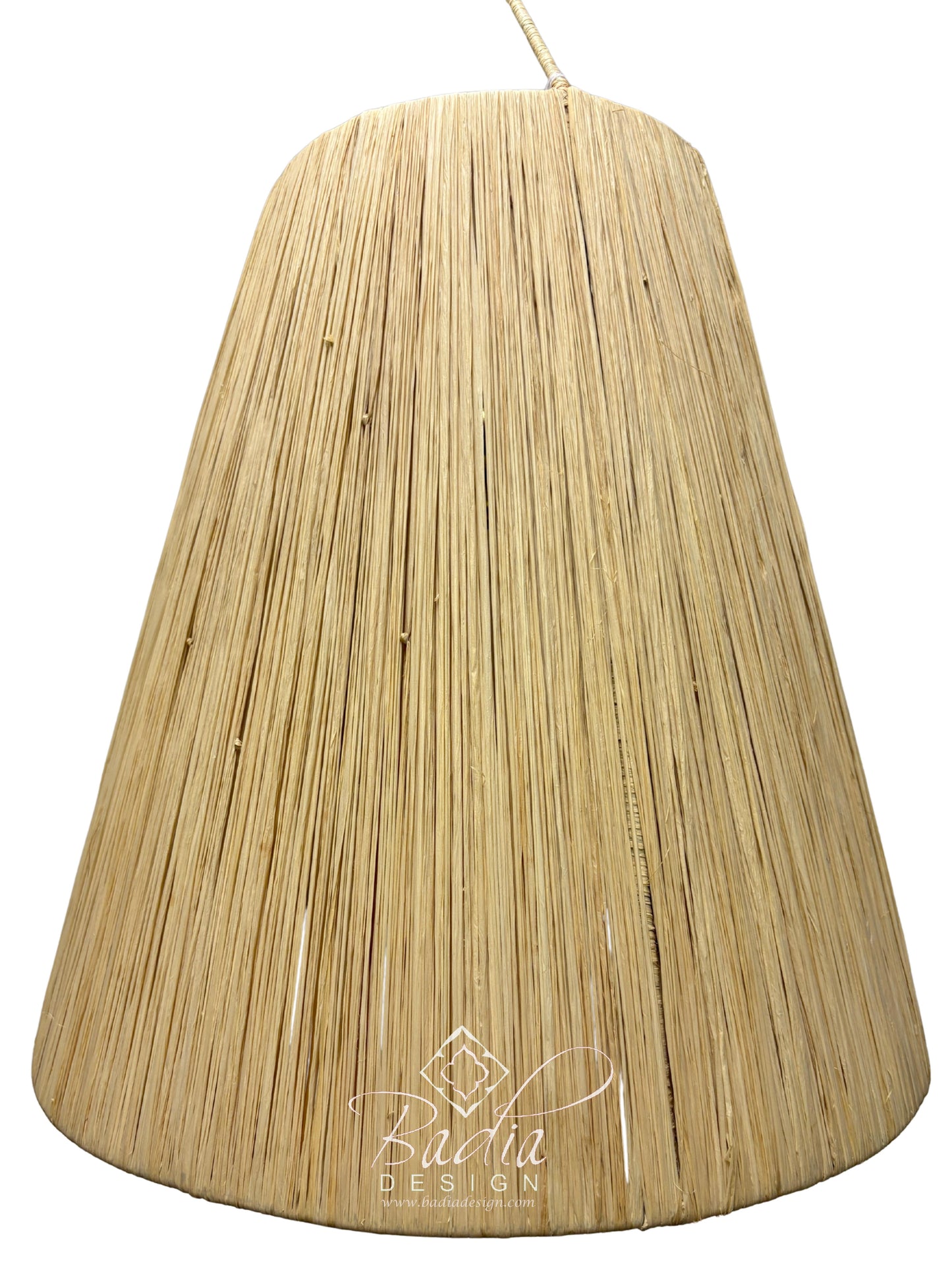 Classic Cone Shaped Design Raffia Lantern