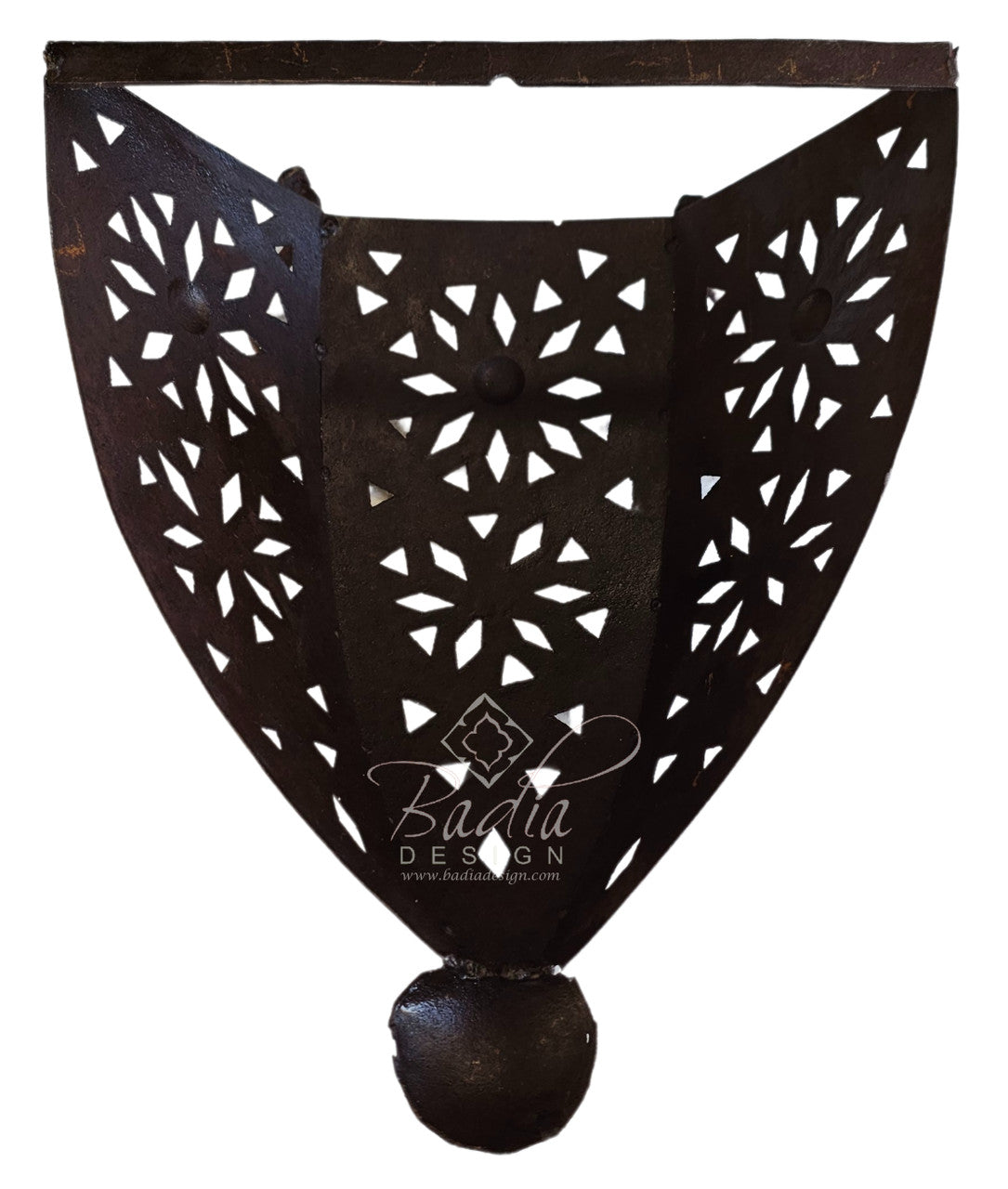Rustic Moroccan Iron Wall Sconce