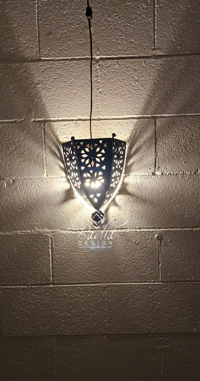 Rustic Moroccan Iron Wall Sconce
