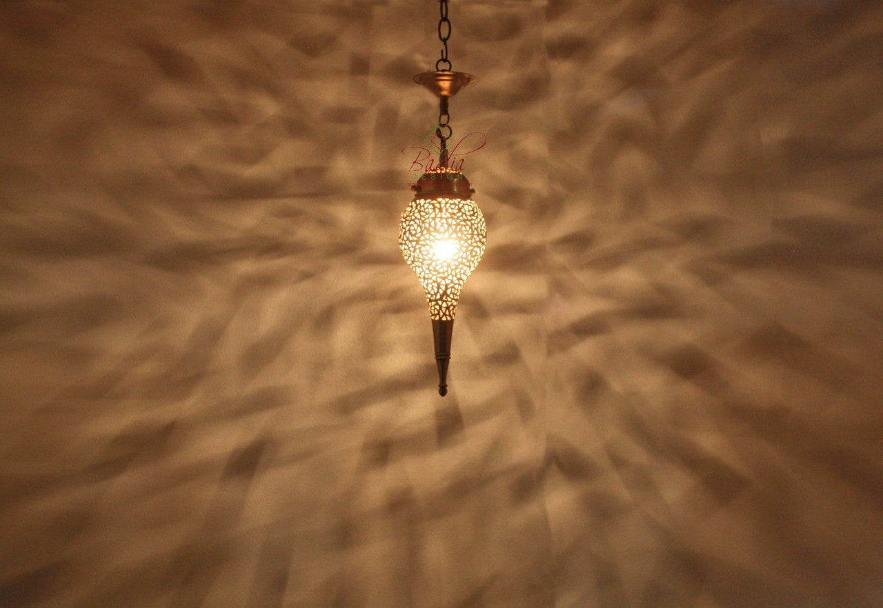 Handmade Brass Hanging Pendant Lamp