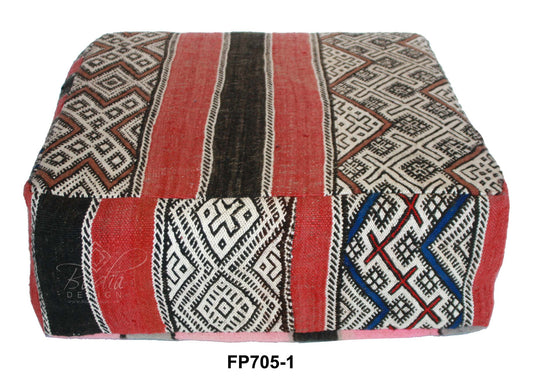 Square Shaped Kilim Floor Cushion