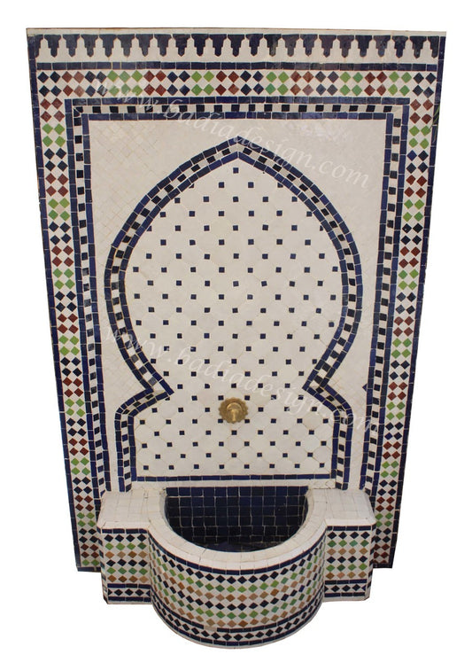 Moroccan Mosaic Water Fountain