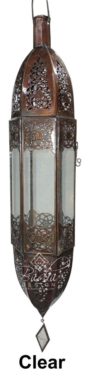 Tall Cylinder Shaped Glass Lanterns