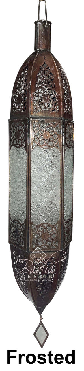 Tall Cylinder Shaped Glass Lanterns