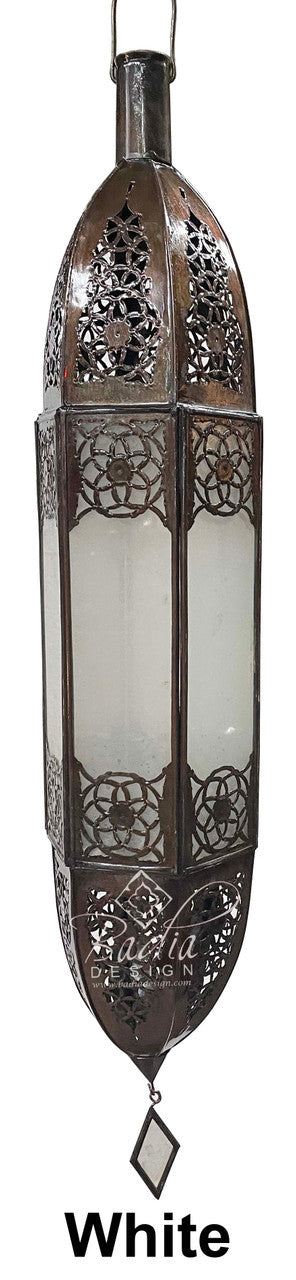 Tall Cylinder Shaped Glass Lanterns