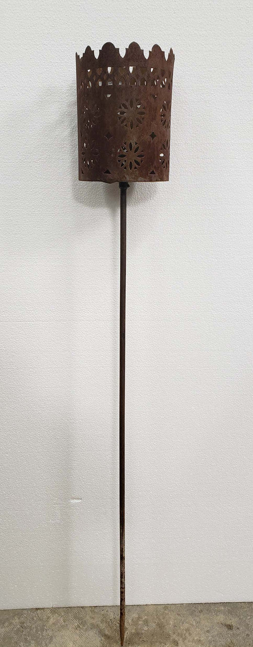 Tall Outdoor Rustic Iron Lantern