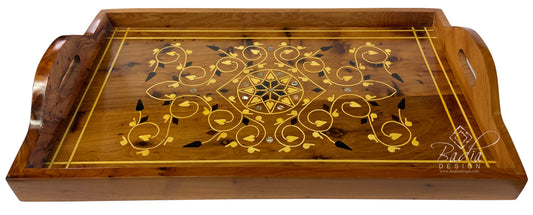 Thuya Wooden Serving Tray - HD334