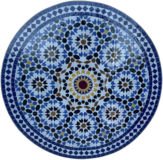 Intricately Designed Ceramic Tile Table Top