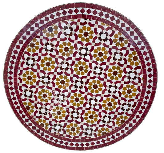 Multi-Color Ceramic Tile Table Top