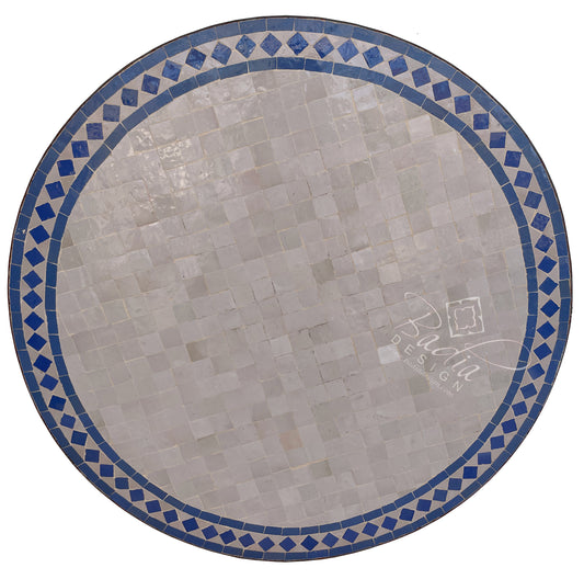 Round Moroccan Tile Table Top