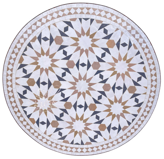 Multi-Color Ceramic Tile Table Top