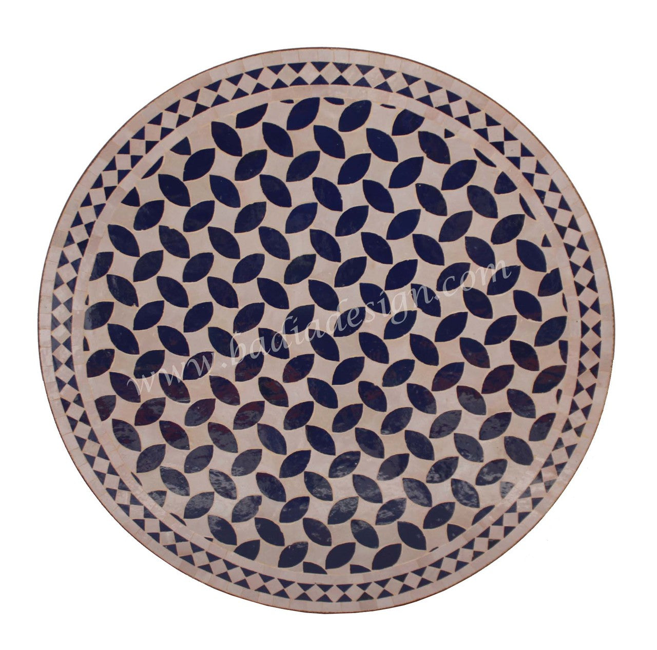 Intricately Designed Tile Table Top