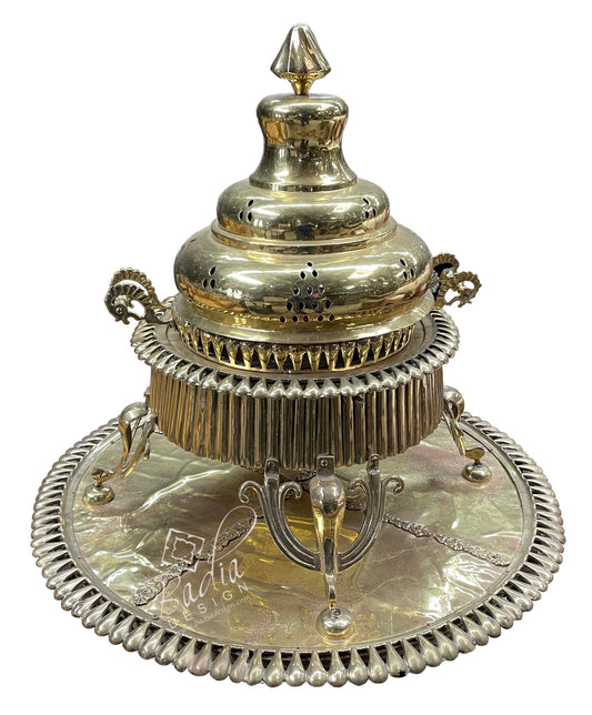 Vintage Brass Serving Tray - HD258
