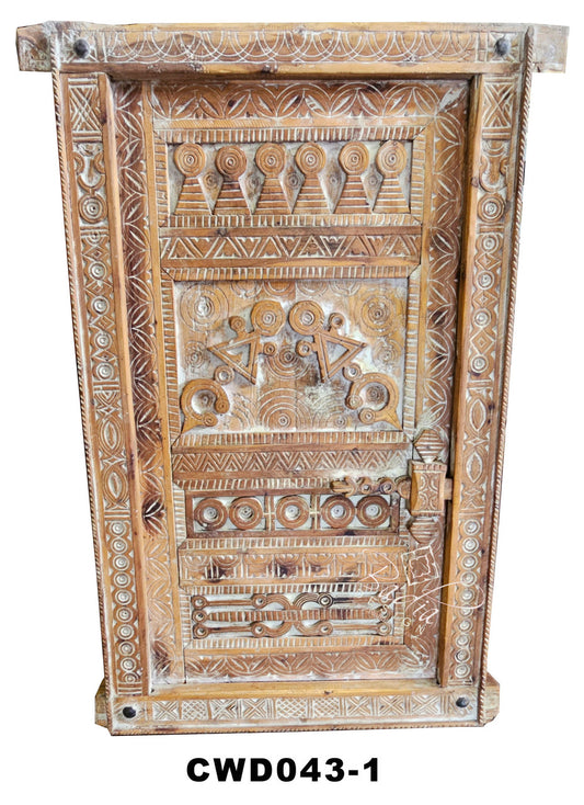 Vintage Hand Carved Wooden Doors