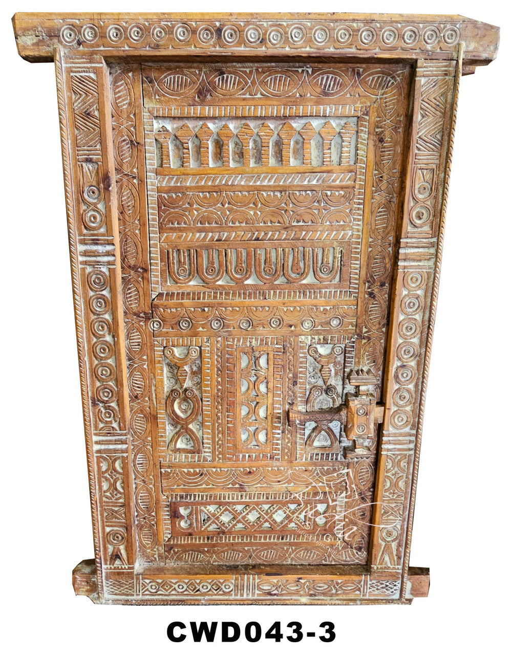 Vintage Hand Carved Wooden Doors