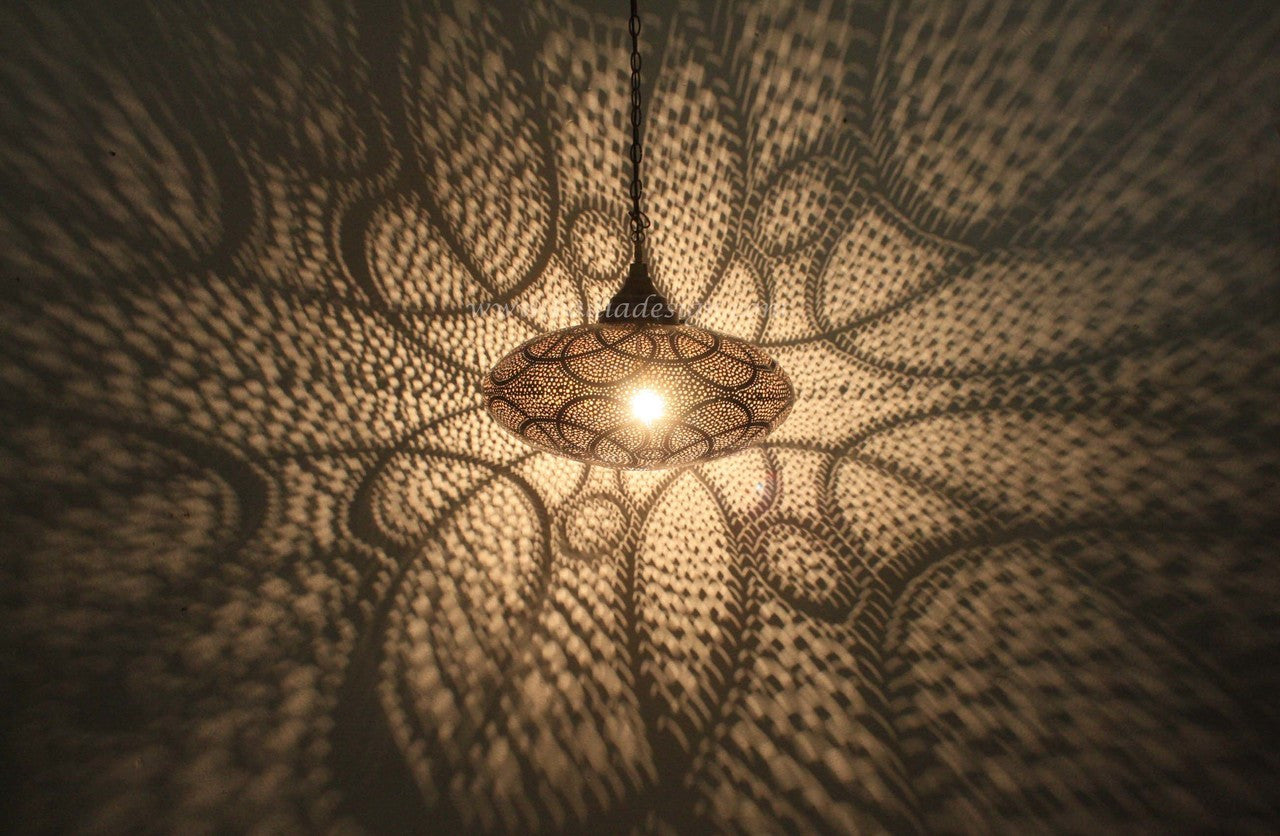 Moroccan Brass Pendant Light