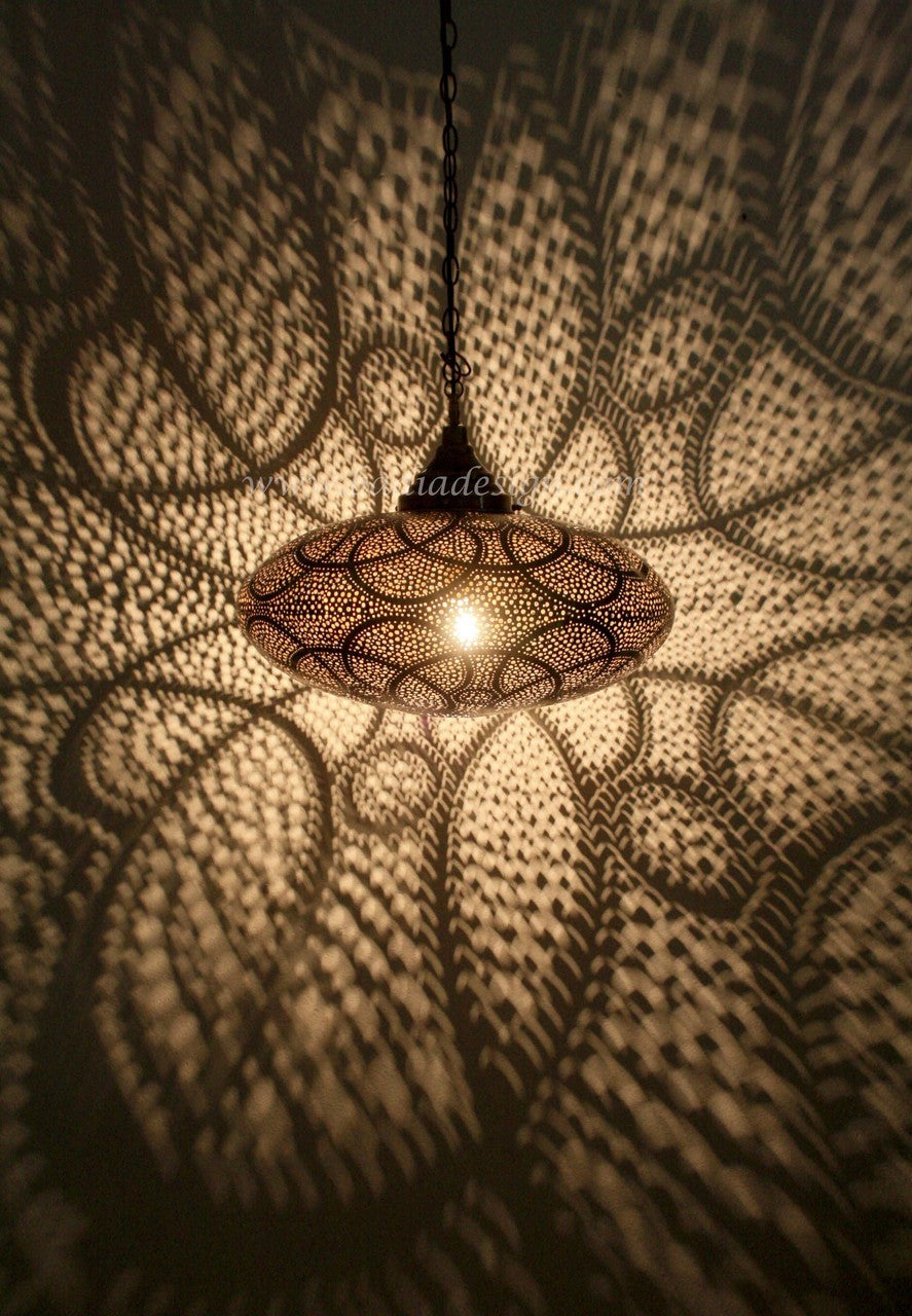 Moroccan Brass Pendant Light