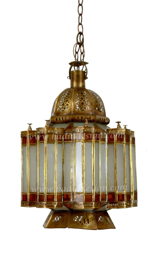 Moroccan Brass Light Fixture