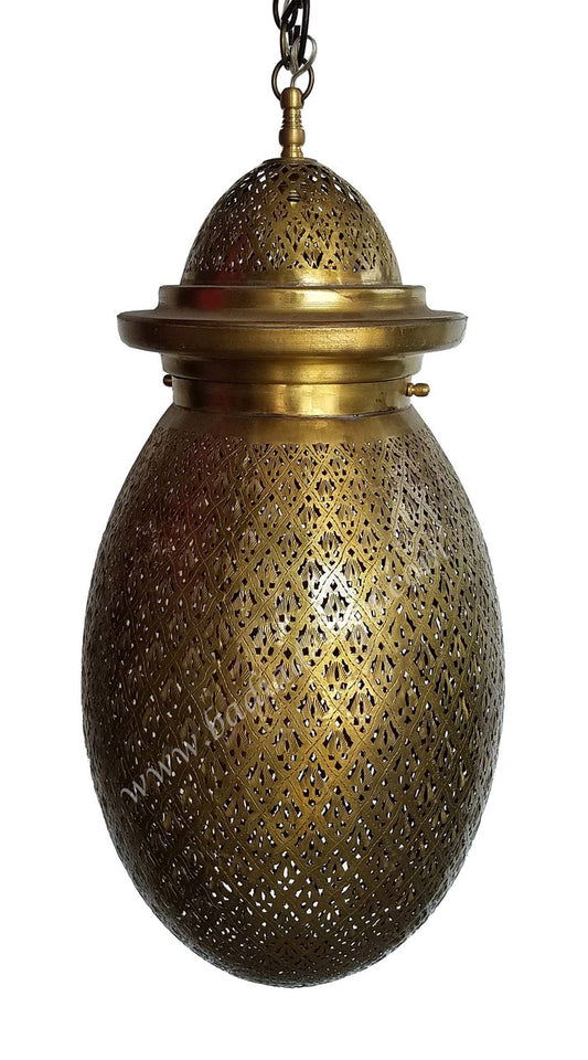 Moroccan Brass Light Fixture