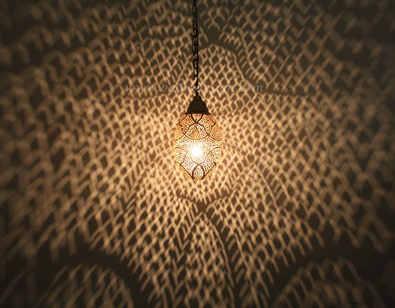 Moroccan Brass Pendant Light