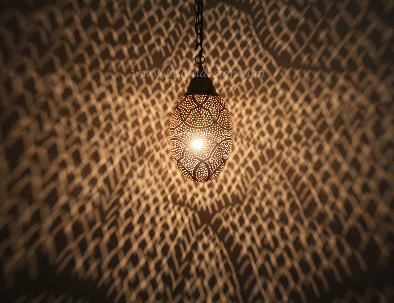 Moroccan Brass Pendant Light