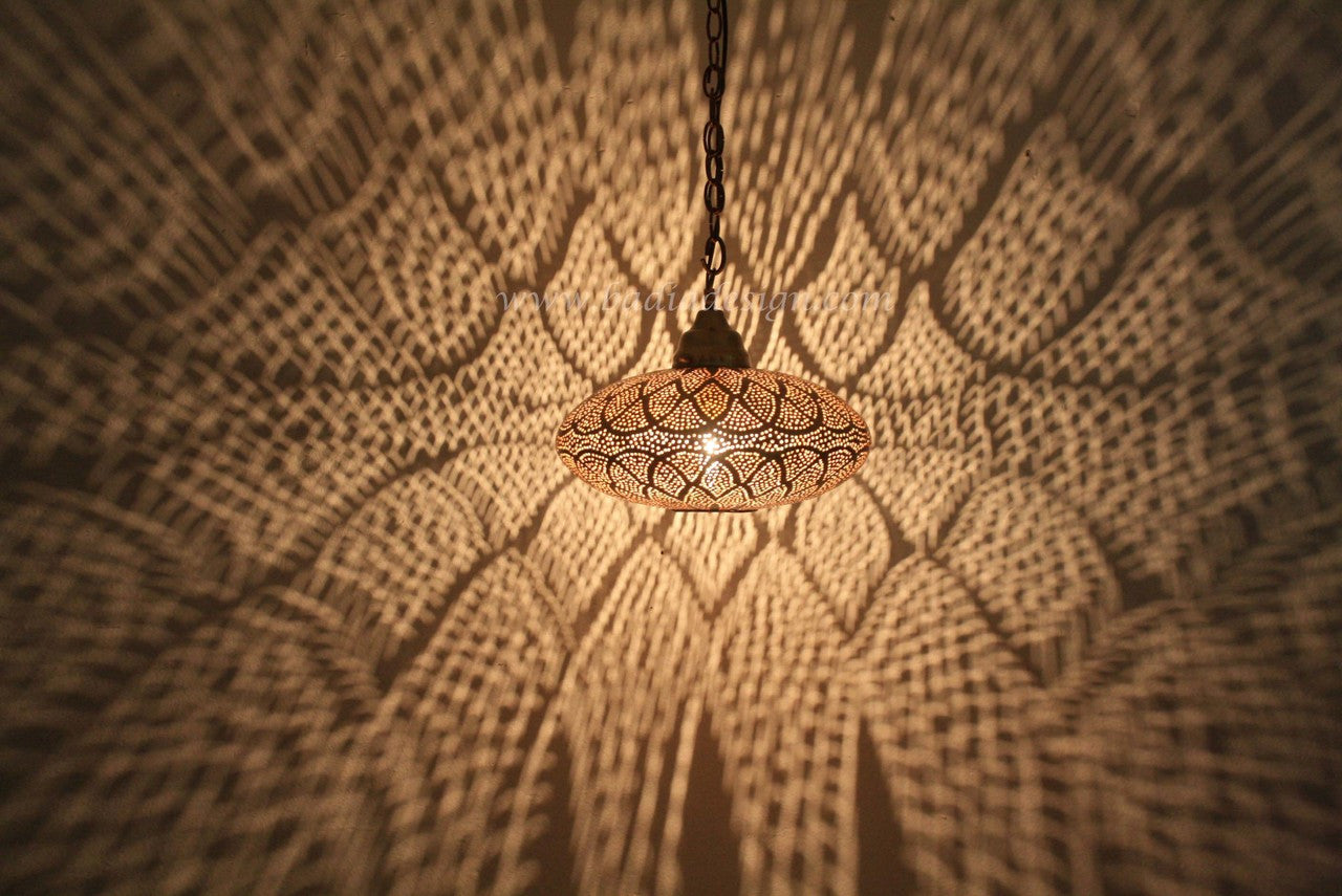 Moroccan Brass Pendant Light