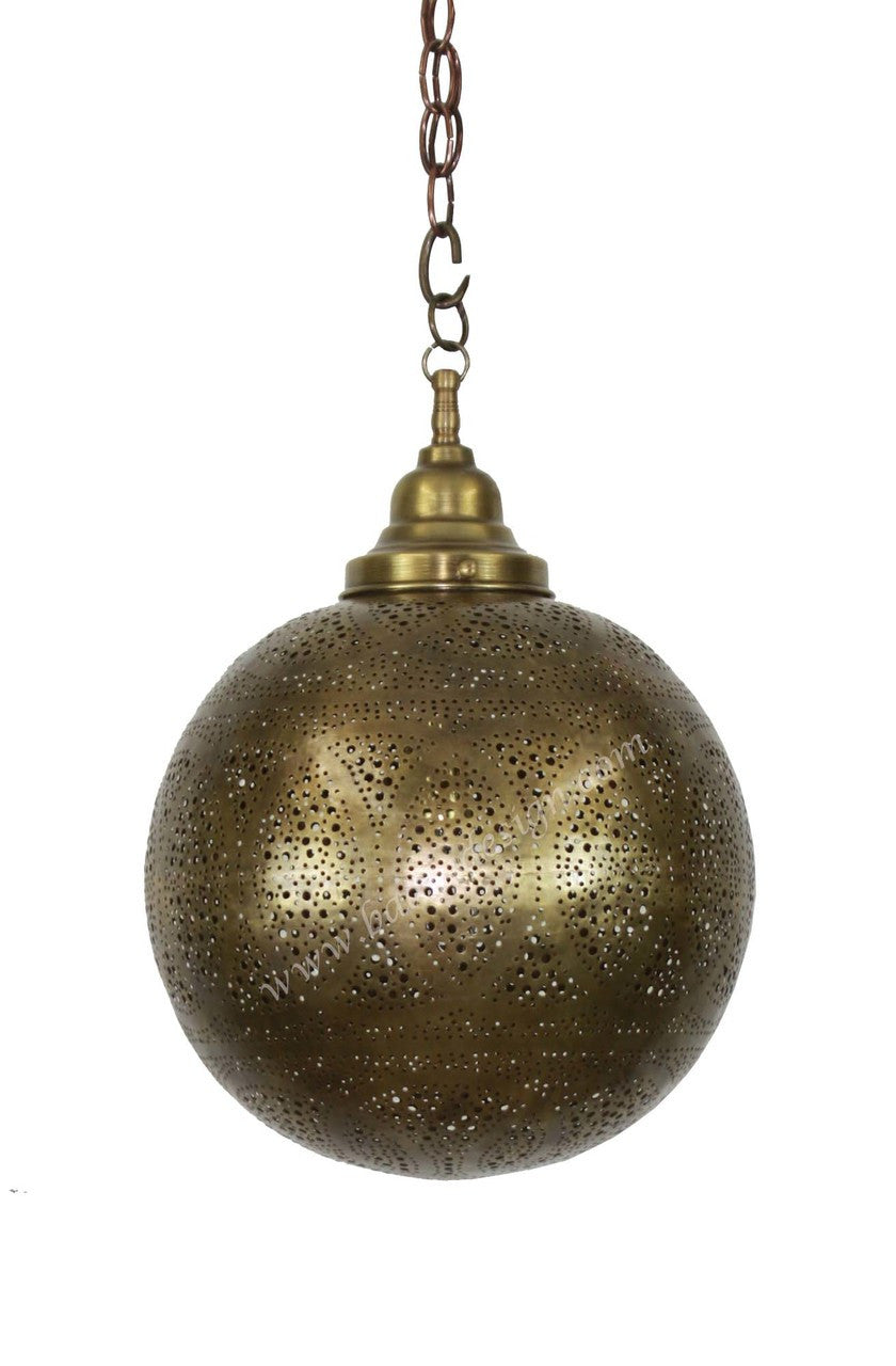 Moroccan Brass Pendant Light