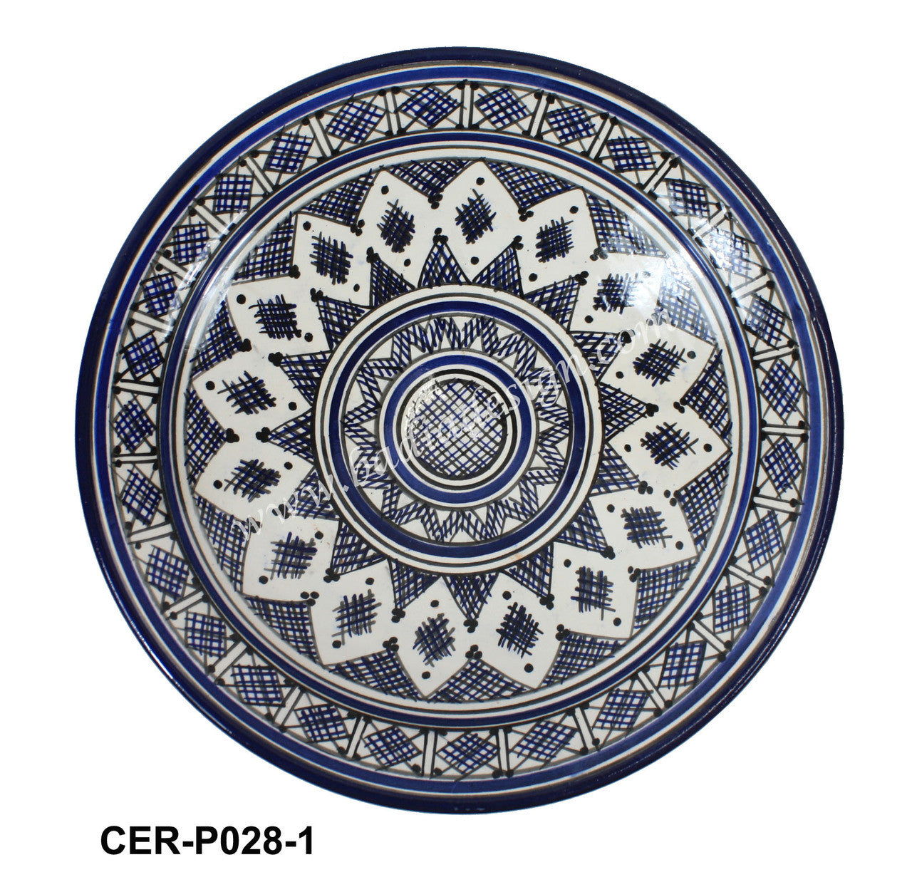 Hand Painted Ceramic Plate