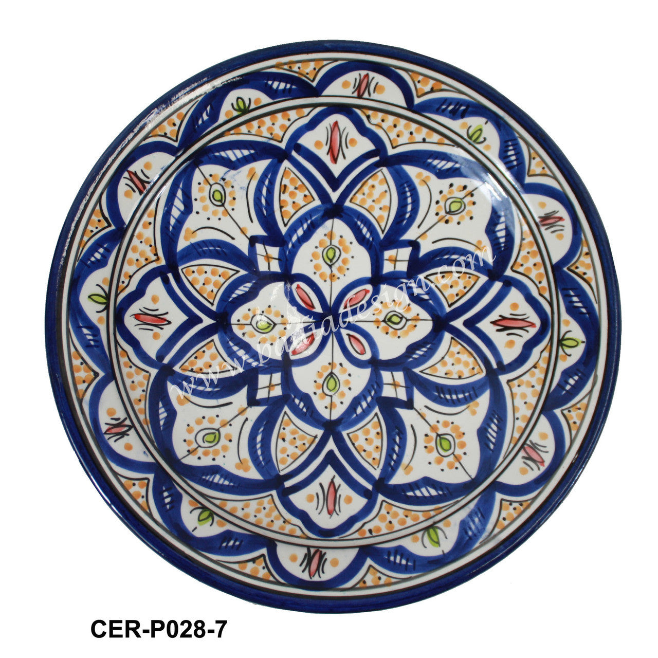 Hand Painted Ceramic Plate
