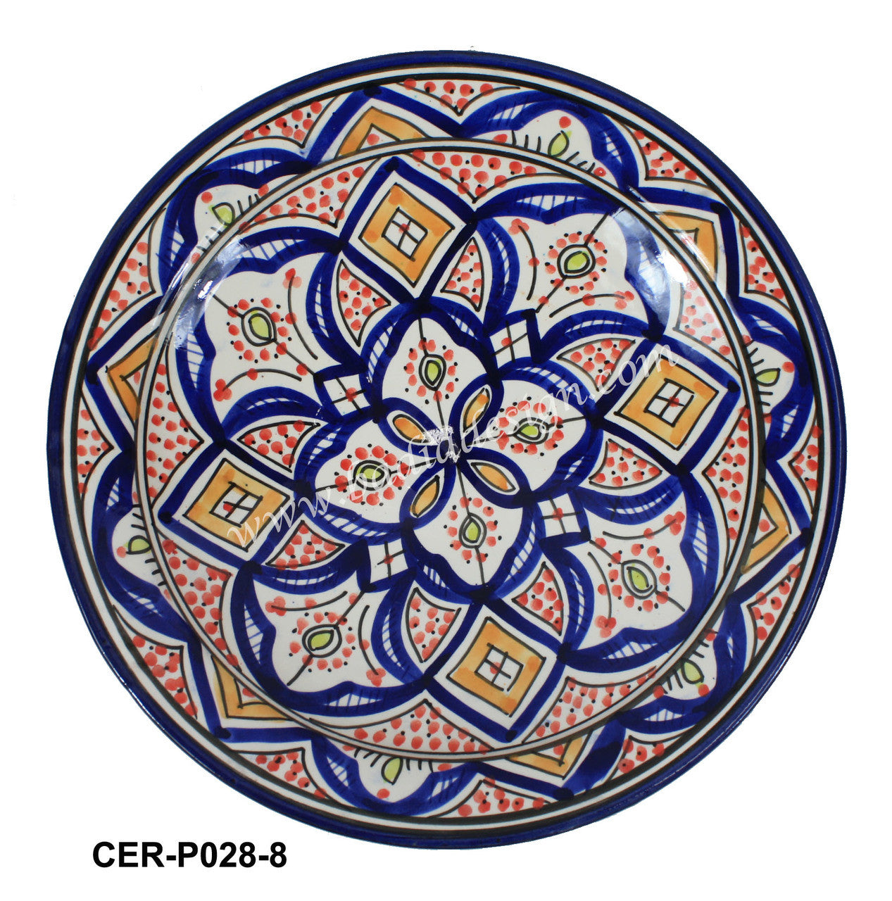 Hand Painted Ceramic Plate