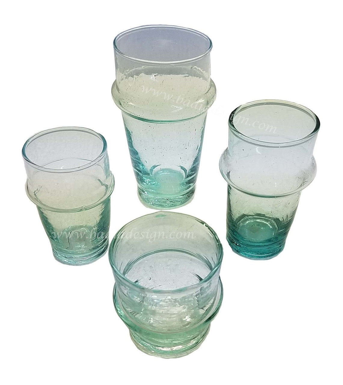 Clear Moroccan Tea Glass Set