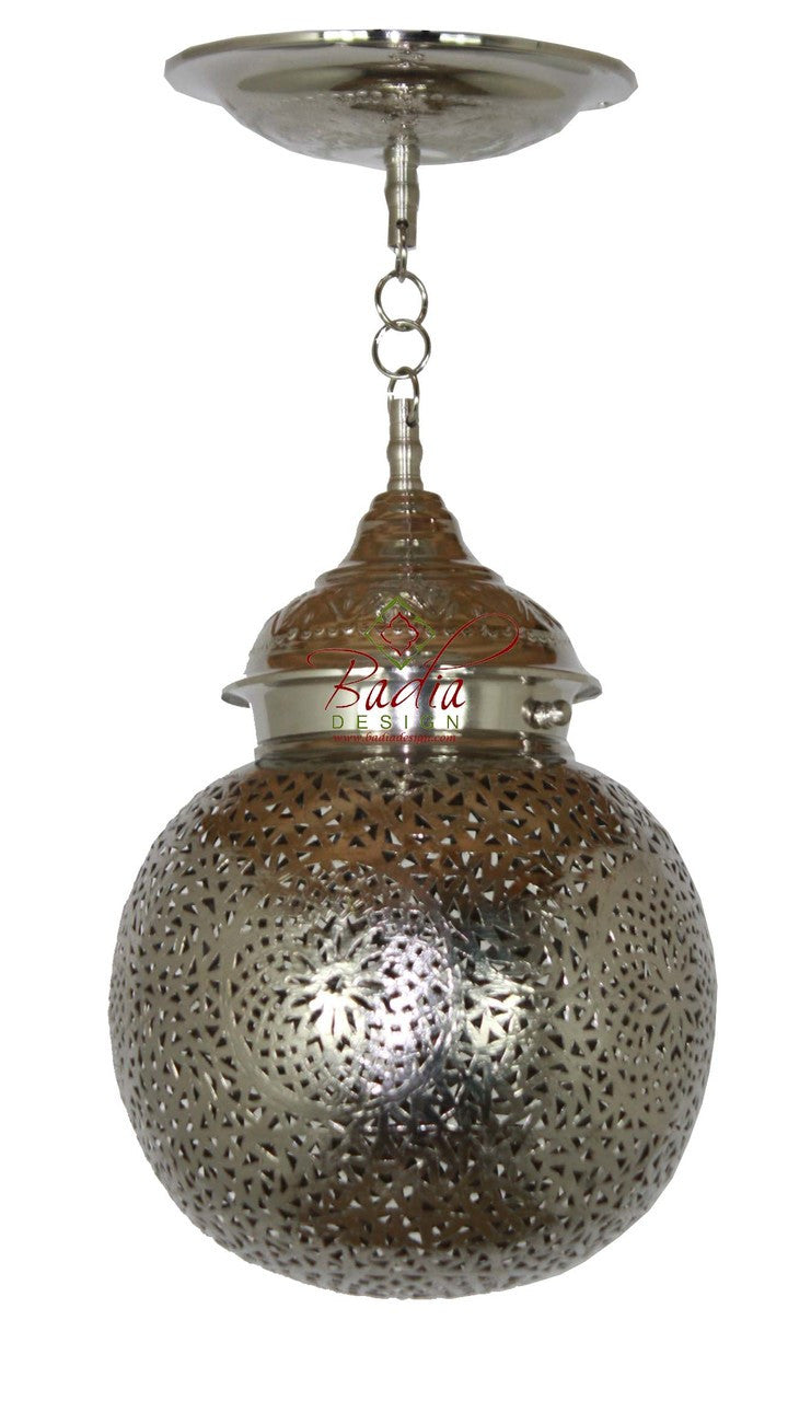 Hanging Brass Silver Copper Pendant Lamp