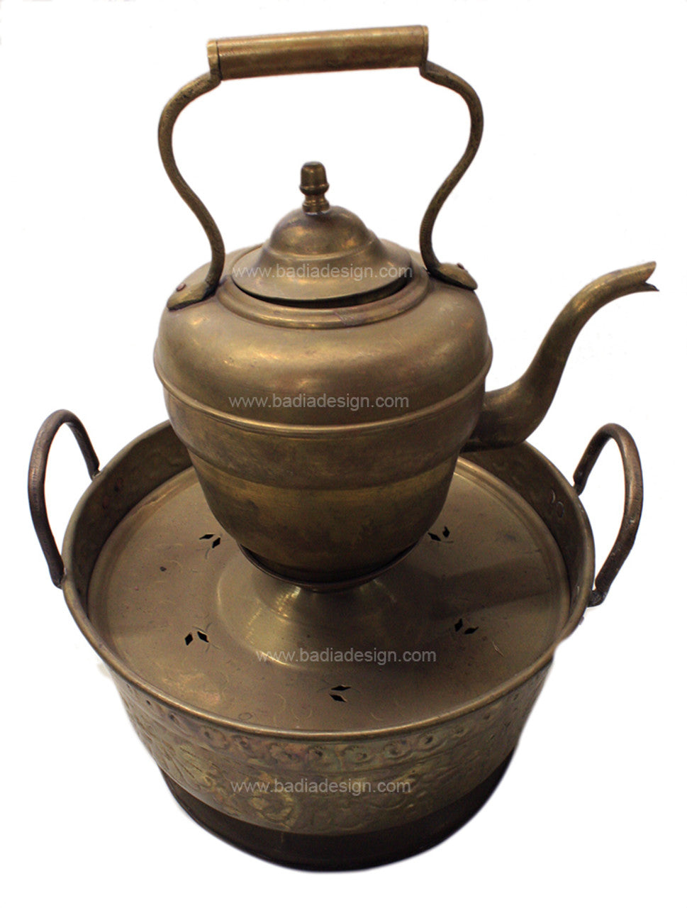 Vintage Moroccan Brass Hand Washing Basin