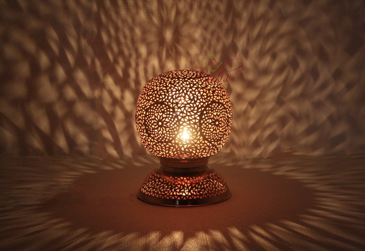 Silver and Copper Desktop Lanterns