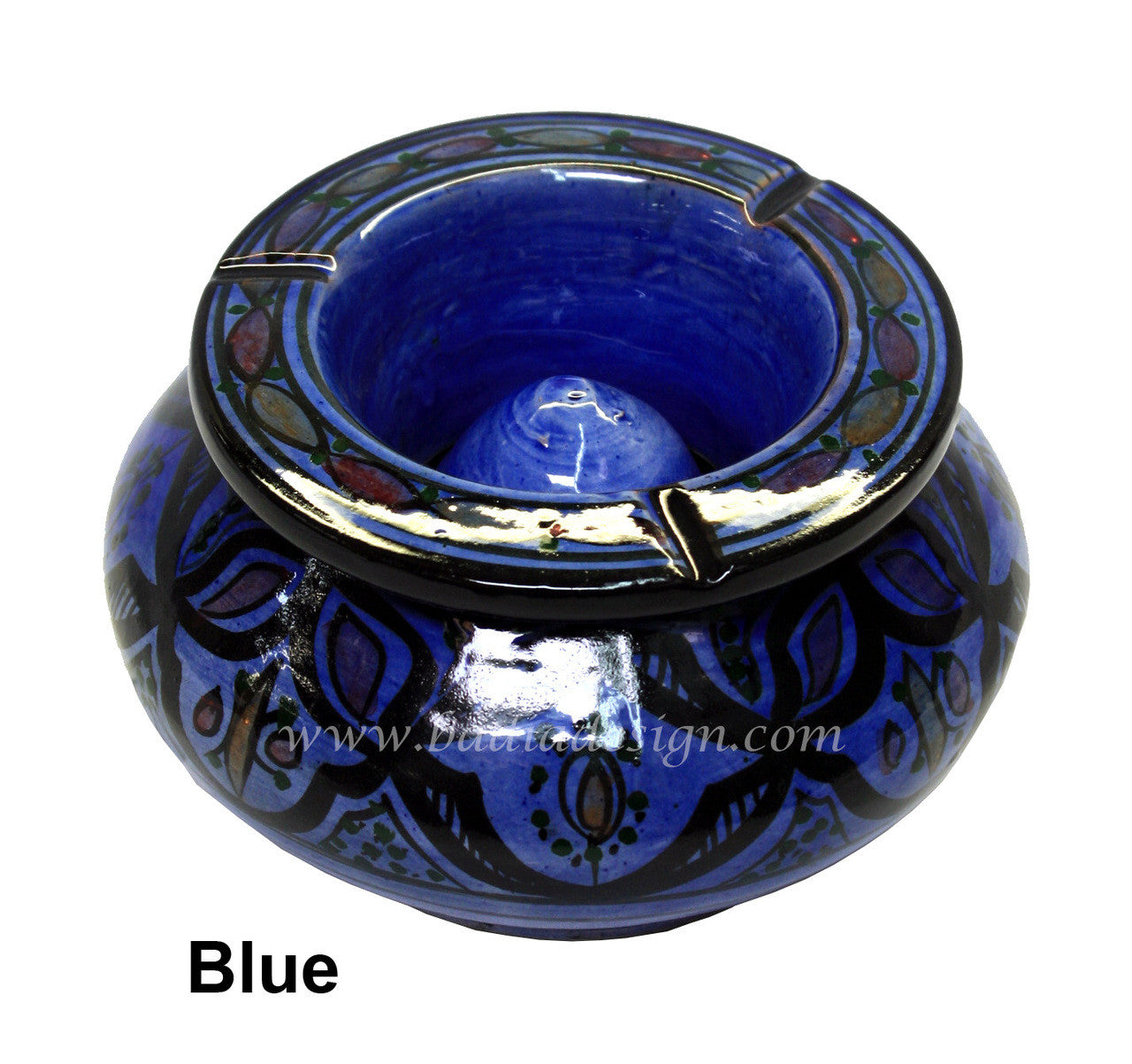 Hand Painted Ceramic Ashtray