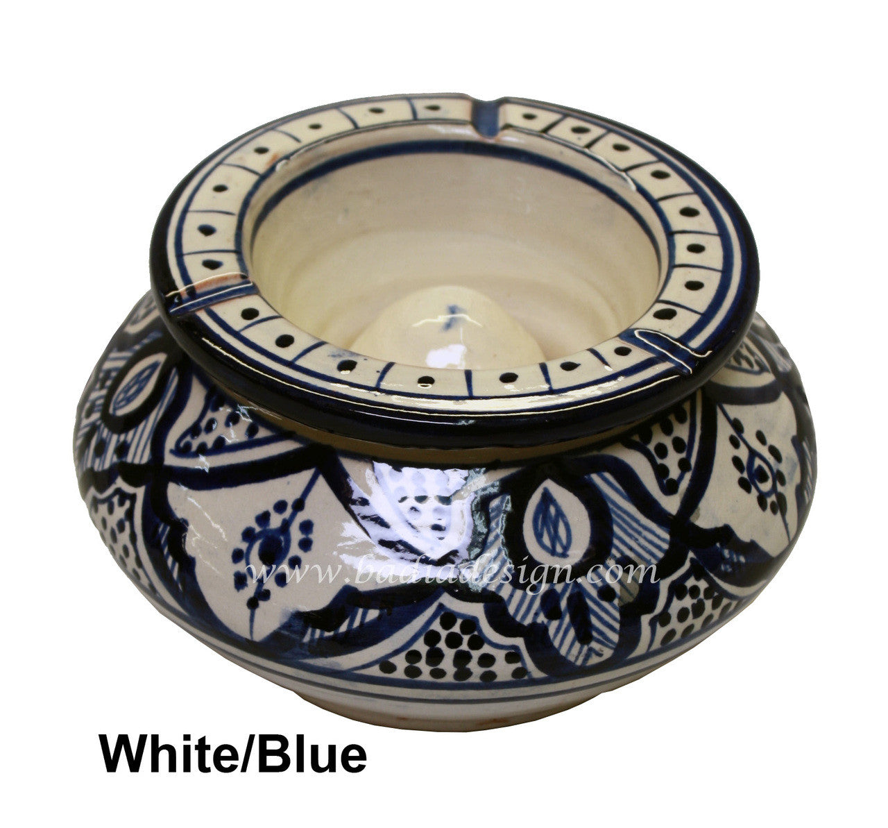 Hand Painted Ceramic Ashtray