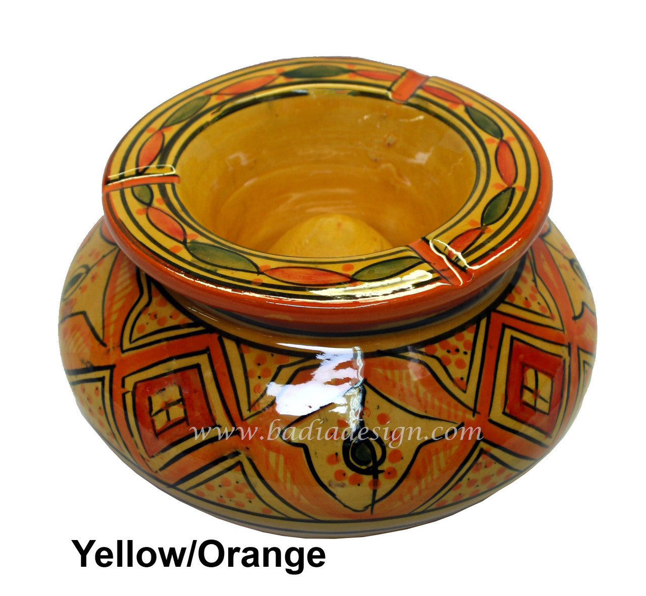 Hand Painted Ceramic Ashtray