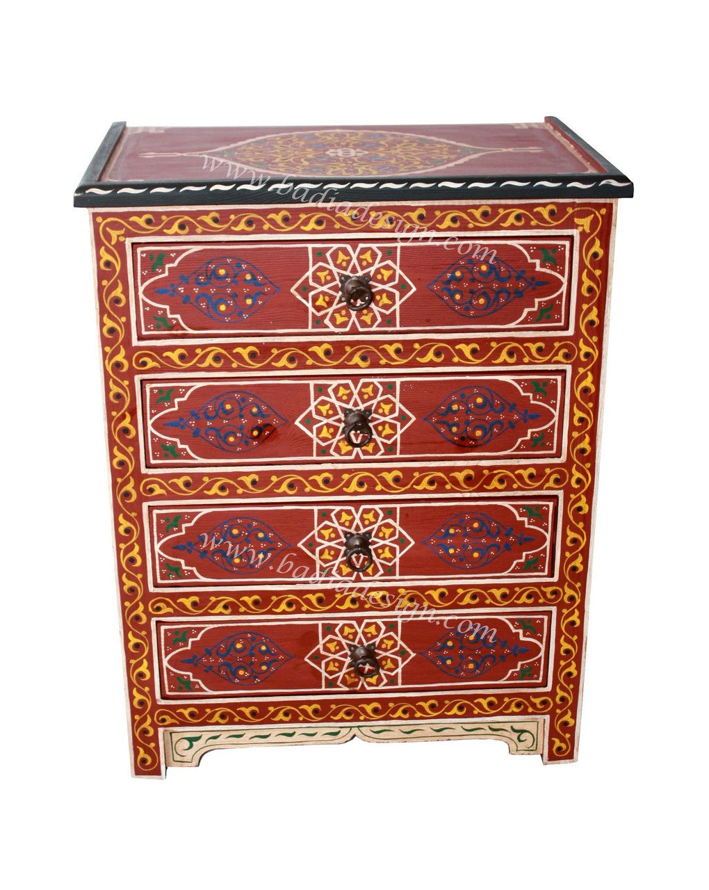 Cedar Hand Painted Nightstand