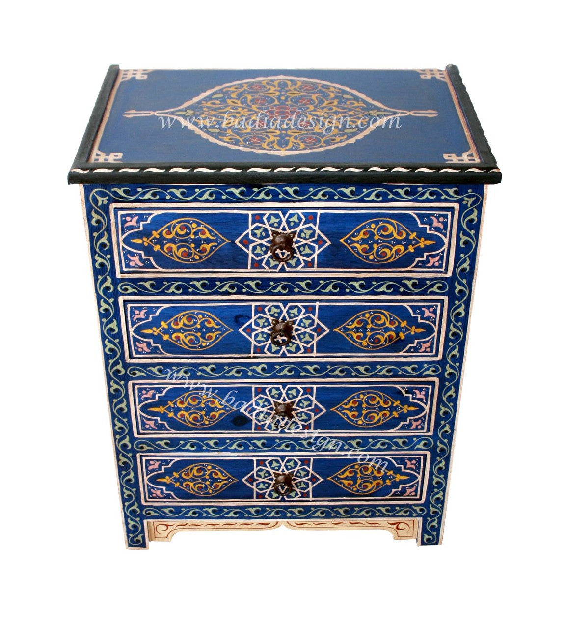 Cedar Hand Painted Nightstand