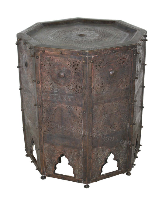 Vintage Syrian Solid Brass Table